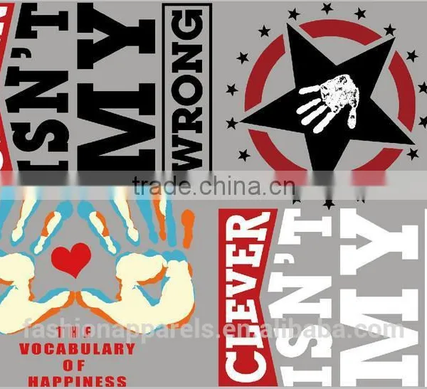 2016 Hot Sell Custom Plastisol Offset Heat Transfer Logo/Sticker photo-4
