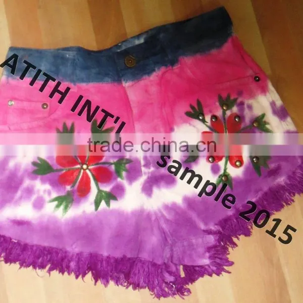 Studded Denim Shorts photo-4
