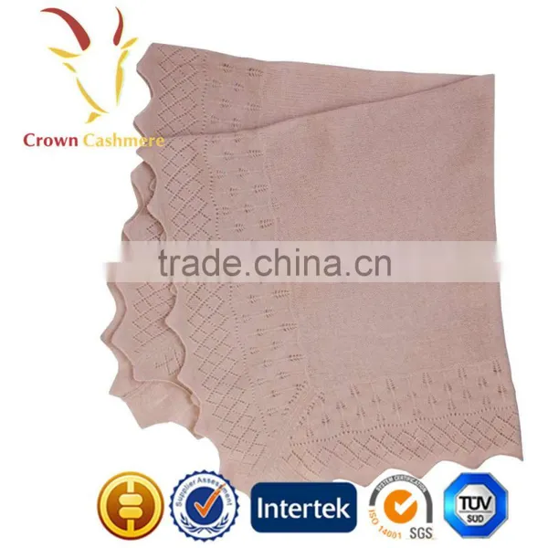 Safty New Born Knitted Baby Blanket China photo-2