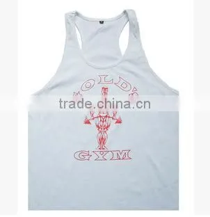 Gym Stringer Tank Top Men Bodybuilding Clothing and Fitness Mens Sleeveless Shirt Sports Vests Cotton Singlets Muscle Tops photo-4