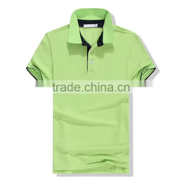 Pique 60% Cotton 40% Polyester Polo Collar Striped t Shirt Wholesale photo-3