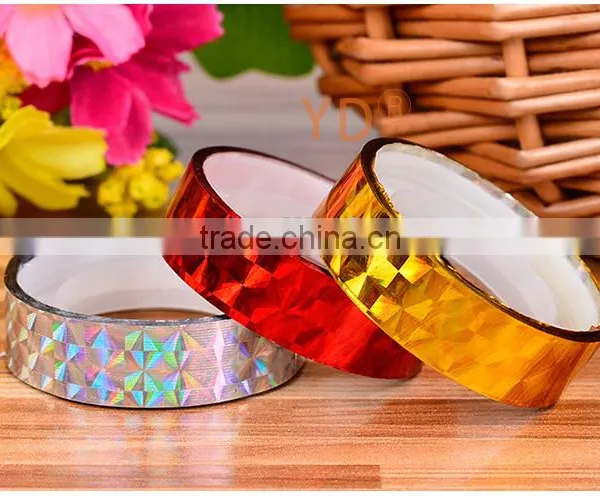 1.5cm*1m Laser Foil Washi Paper Masking Tape photo-3