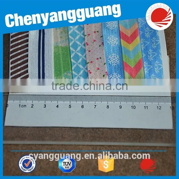 Fancy Hair Ties Nylon Folded Over Elastic Ribbon photo-6