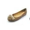 Pink, Beige, Brown Custom Design Trendy Comfortable Beatiful Women Flat Closed Toe Shoes