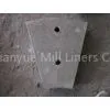 High Abrasion Performance Mill Liners For Dia.2.2m Wet Ball Mill White Iron Castings