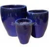 Blue Outdoor Ceramic Planter Strength