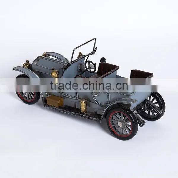 Handmade Iron Cool Great Gift Model 1909 Rolls-Royce Old Retro Car Tin photo-4