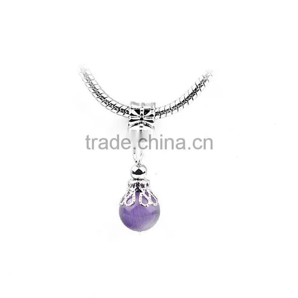 Ball Dangle Charm Crystal Bead Fits Pan Charms Bracelet photo-6