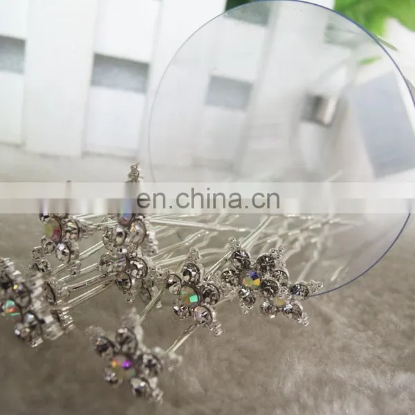 Crystal Women Bun Wedding Decorative Hairpin Hair Pin Sticks photo-5