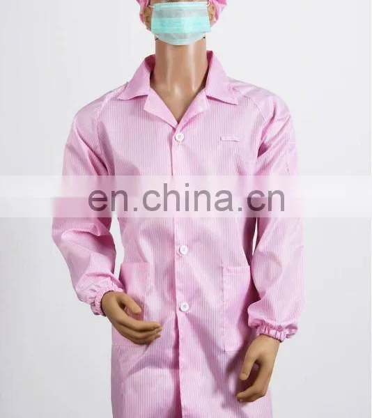 ESD Overcoats White Uniform Antistatic Apparel photo-2