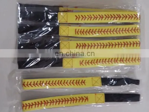 Hot Sale Cheap Sports Leather Softball Baseball Headband From Factory photo-5