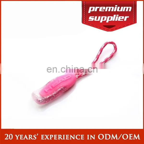 Auto Lock Custom OEM Logo Branded Debossed Rubber Zipper Puller Custom Zipper Puller Design