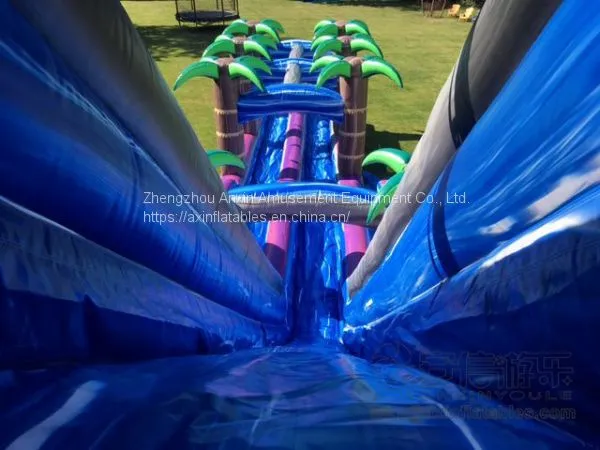 Inflatable Slip and Slide Inflatable Water Slide Axs-17 photo-2