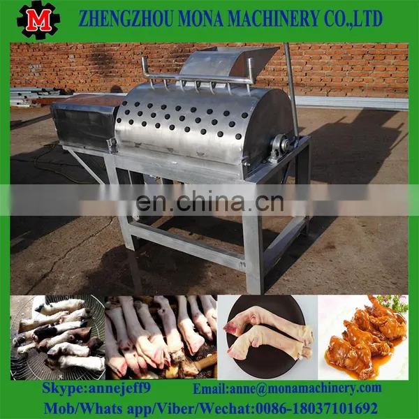 Aemi-automatic Goat Feet Hair Removal Machine | Sheep Feet Hair Cleaning Machine photo-2