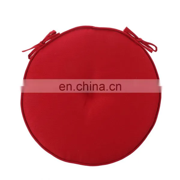 Recycle Set of 4 Seat Cushions With Ties Round Chair Pads for Armchairs Garden Outdoor Indoor Chairs photo-5