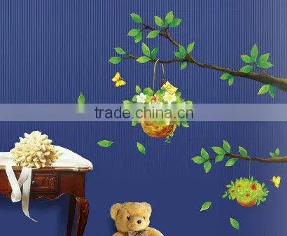 2016 New Style Custom Colorful Lovers/animals/flowers/home Decoration Decals Adhesive Wall Stickers Labels Decoration photo-3