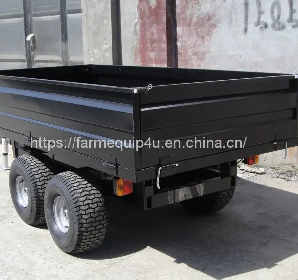 4-Wheel Type Box Trailer;Tractor Tipper Trailer;Farm Trailer;Box Trailer photo-4