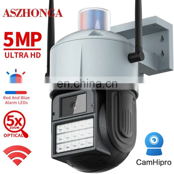 5MP Wireless WIFI Security IP Network Camera 5X Zoom 1080P HD PTZ Outdoor Home Surveillance Cam CCTV Full Color Night Vision photo-2