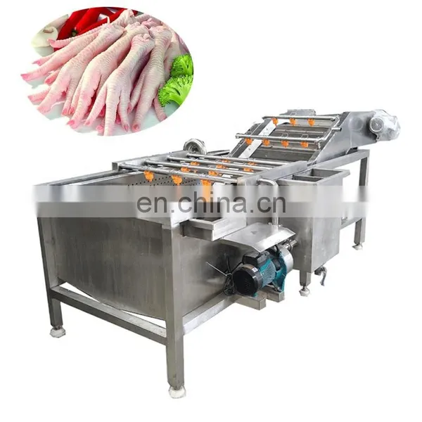 Chicken Feet Peeling Blanching and Cutting Poultry Slaughtering Production Line Machine photo-4