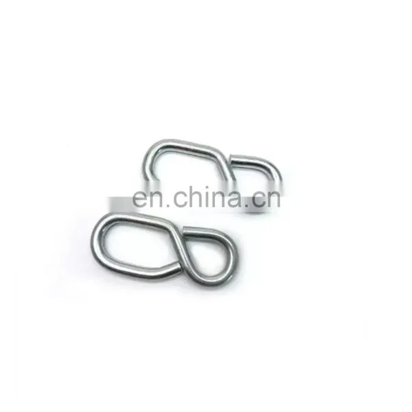 JRSGS Customized High Quality Rope Wire 8 Shaped Hook Steel Snap Hook Carabiner Rigging Hardware Hammock Hook