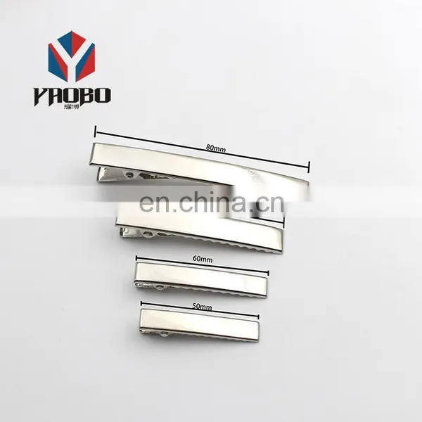 Fashion High Quality Metal Alligator Rectangle Hair Clip photo-2