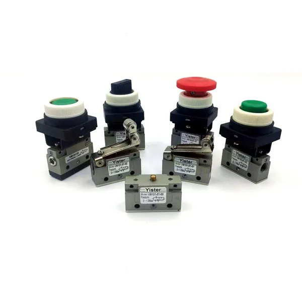 2 Position 3 Way hand Manual Valve Rotary Selector Knob Pneumatic Air Mechanical Valve photo-5