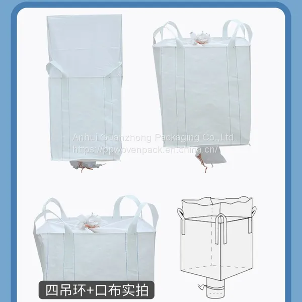 Factory Supply 500 Kg 1000 Kg 1.5T Bigbag Pp Industry Sand Jumbo Fibc photo-2