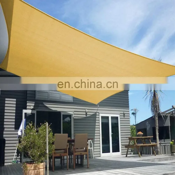 Low MOQ PU Coated UV Resistant Heavy Duty Polyester 16x16ft Square Sun Shade Sails photo-4