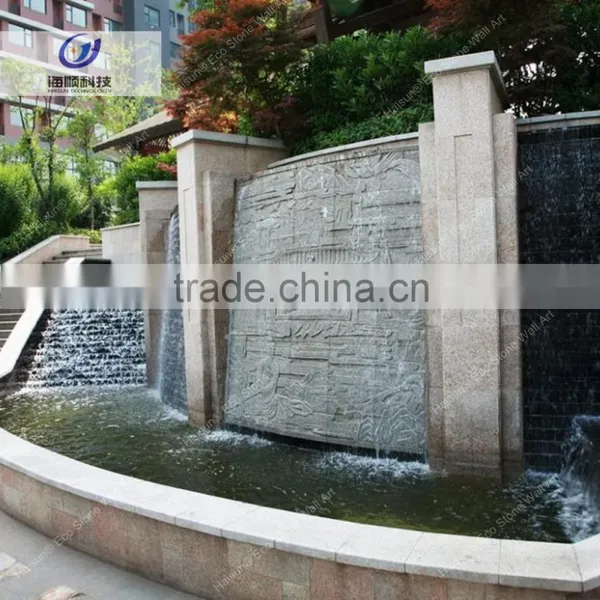 Fire Retardant 3D Relief Stone Wall Art Outdoor Building Wall photo-4