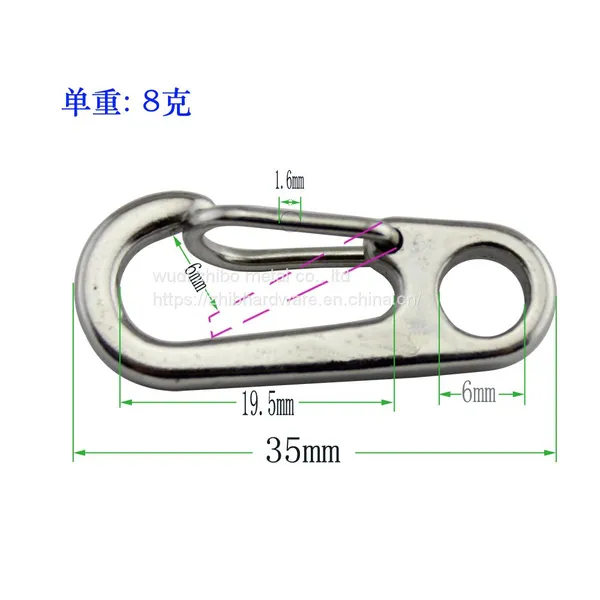 Marine Hardware 304/316 Stainless Steel Quick Key Snap Hook photo-3