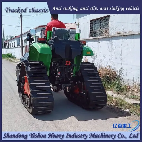 Rubber Track Assembly Customized Harvester Tractor Modification photo-4