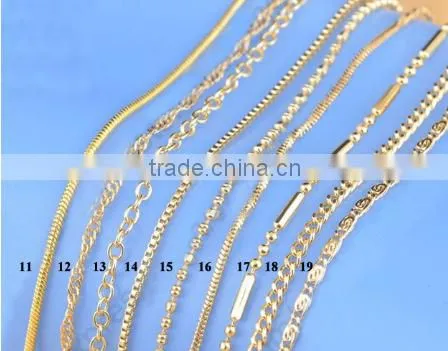 Yiwu Wholesale 18k Gold Filled Necklace Chain Quality Choice photo-2