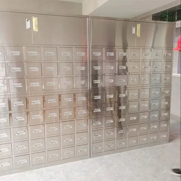 Stainless Steel Herb Drawer Cabinet for TCM Treatment Room|Herb Storage Cabinet Anti-corrosion