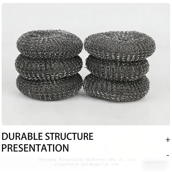 Super Quality Stainless Steel Wire Mesh Scourer photo-2