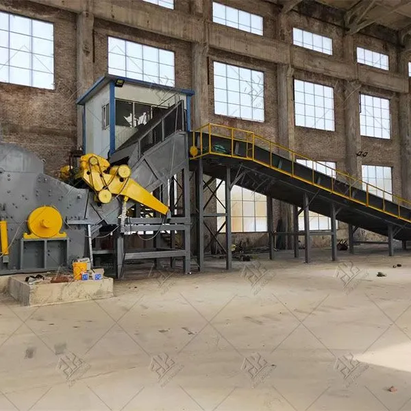 Waste Metal Scrap Car Crushing Machine Metal Waste Shredder