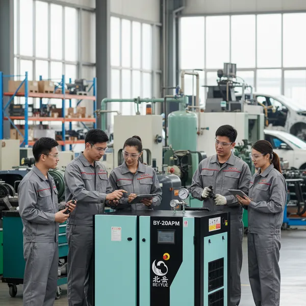 75KW 100HP200pis Heavy Duty Screw Air Compressor For Industrial photo-4