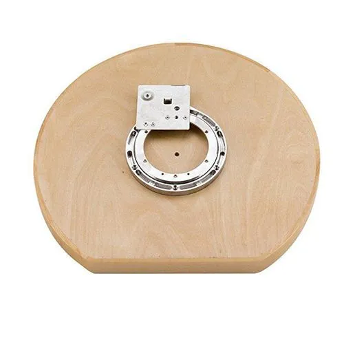 Aluminum kitchen Cabinet Lazy Susan bearing hardware Swivel Plates with stopper