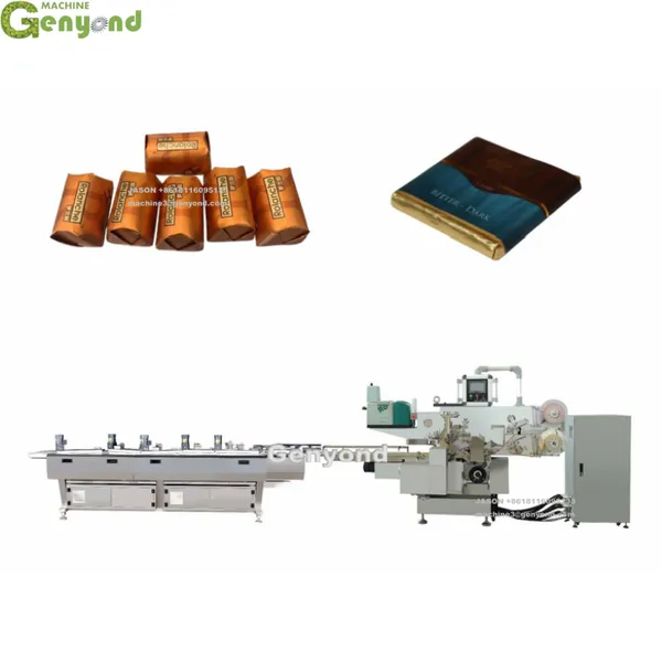 Factory Full Automatic Chocolate Folding Packing Machine Chocolate Bar Packaging Machine photo-3