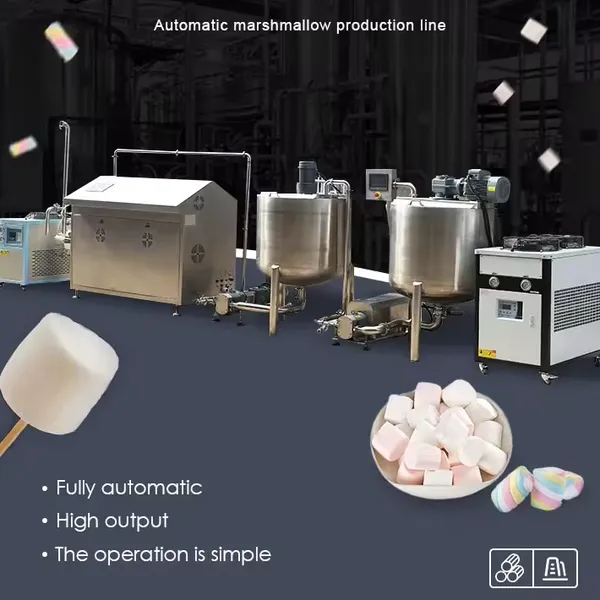 Small Scale Automatic Marshmallow Cotton Extruding Equipment Extruder Candy Machine MARSHMALLOW Production Line photo-5