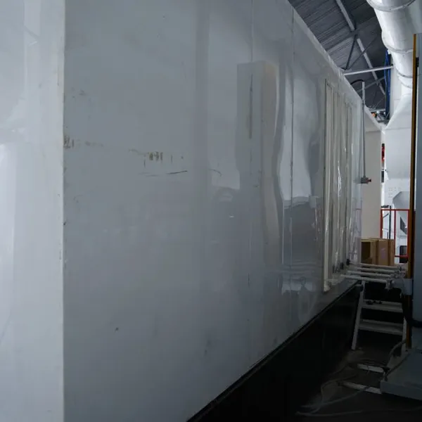 Industrial-Grade PP Panel Cyclone Powder Spray Booth for Automotive Coating Lines