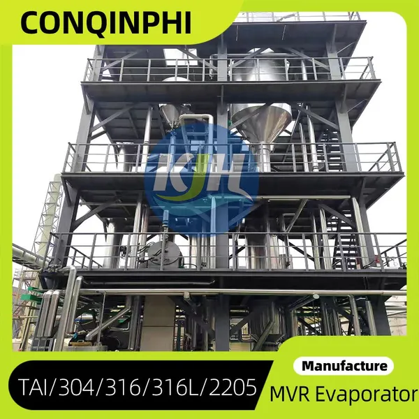 Fully Automatic MVR Evaporation and Crystallization System for Lithium Extraction With PLC HMI photo-3