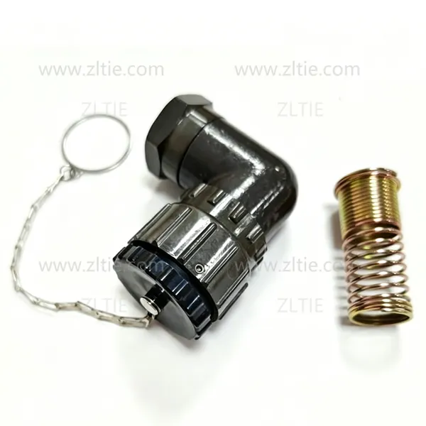 FQ24 Series 19-Pin Angled Wire Spring Male Plug FQ24-19TRJ-14 photo-2