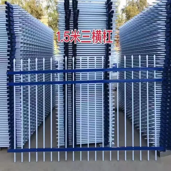 Heavy Duty Welded Zinc Steel Fence, Q235 Steel, 3.0mm Wire Diameter, 2.4m Length photo-5