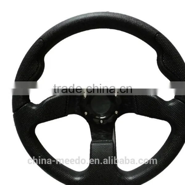 Simple Fashion International Fan Low-key Luxury Connotation Universal PU Car Steering Wheels photo-2