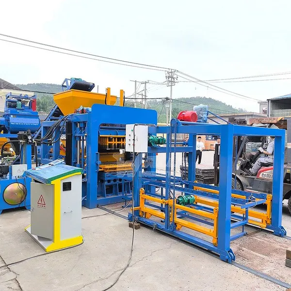 Automatic Cement Concrete Brick Making Machine Complete Block Production Line photo-2