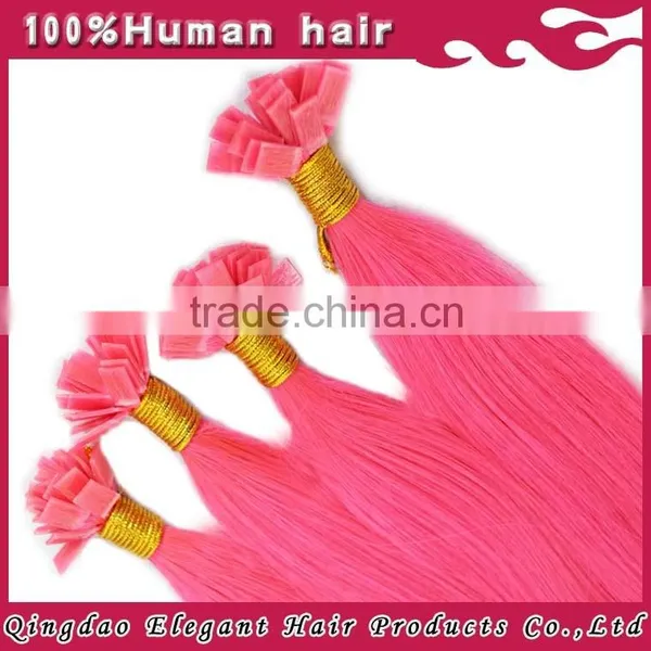 Two Tone Human Virgin Peruvian Flat Tip Hair photo-5