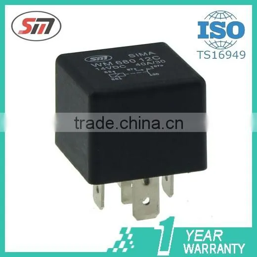 Automotive Relays Miniature Relay 4 Pin 5pin 12V 40A 24V WM680