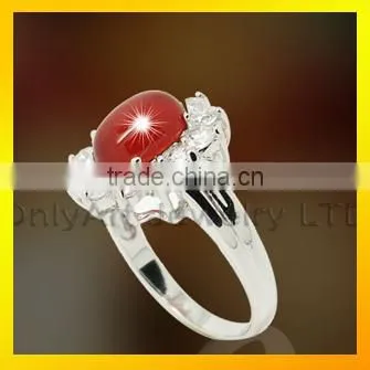 New Model Silver Ring With Shiny Zircon Fashion Cheap Wedding Ring photo-5