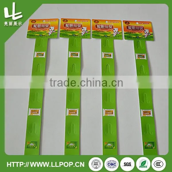Plastic Hanging Display Clip Strips for Supermarket photo-3