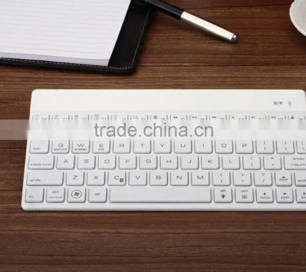 Ultra-Slim Universal Bluetooth Keyboard For IOS/Android/Windows (White) photo-2